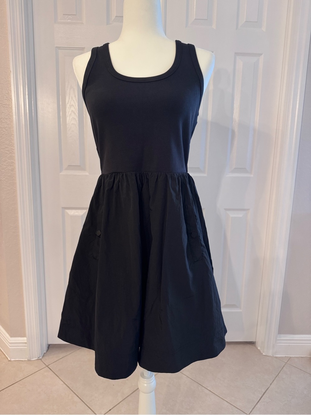 Steve Madden Black Sleeveless Mini Dress